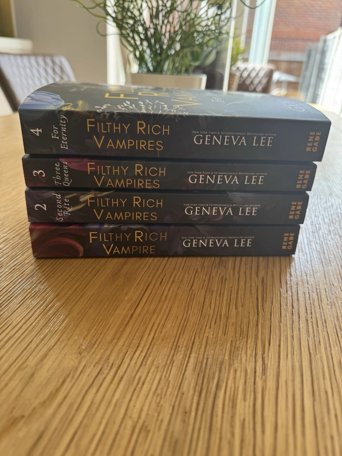 Filthy Rich Vampires Series 4 Books Collection Set by Geneva Lee Second Rite