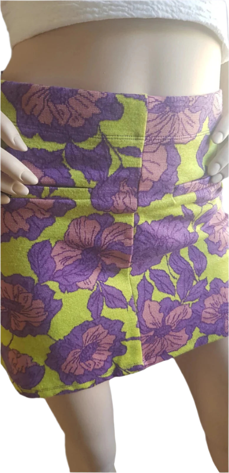 Zara Floral Set Skirt & Corset Top Size S New