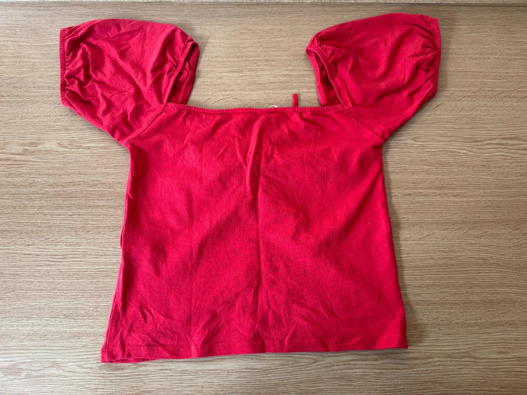Terranova Red short sleeve top in size S