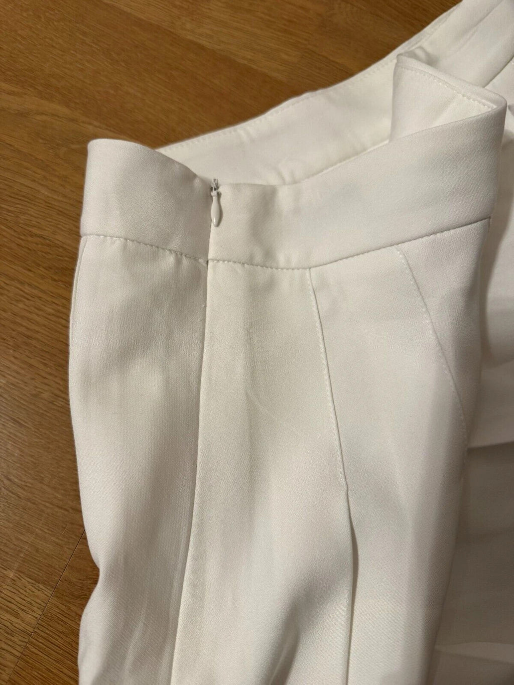 SheIn white short pleated skirt Size S